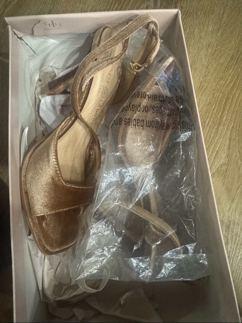 Chinese Laundry Brown Suede Open-Toe Ankle-Strap Heel